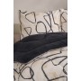 ETE HOMETEX ÇİFT KİŞİLİK LÜX WELSOFT YORGAN SETİ 195X215CM EFEKT ANTRASİT 8696474231963